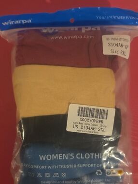 Women's Cotton Panties - Multicolor - 2XL